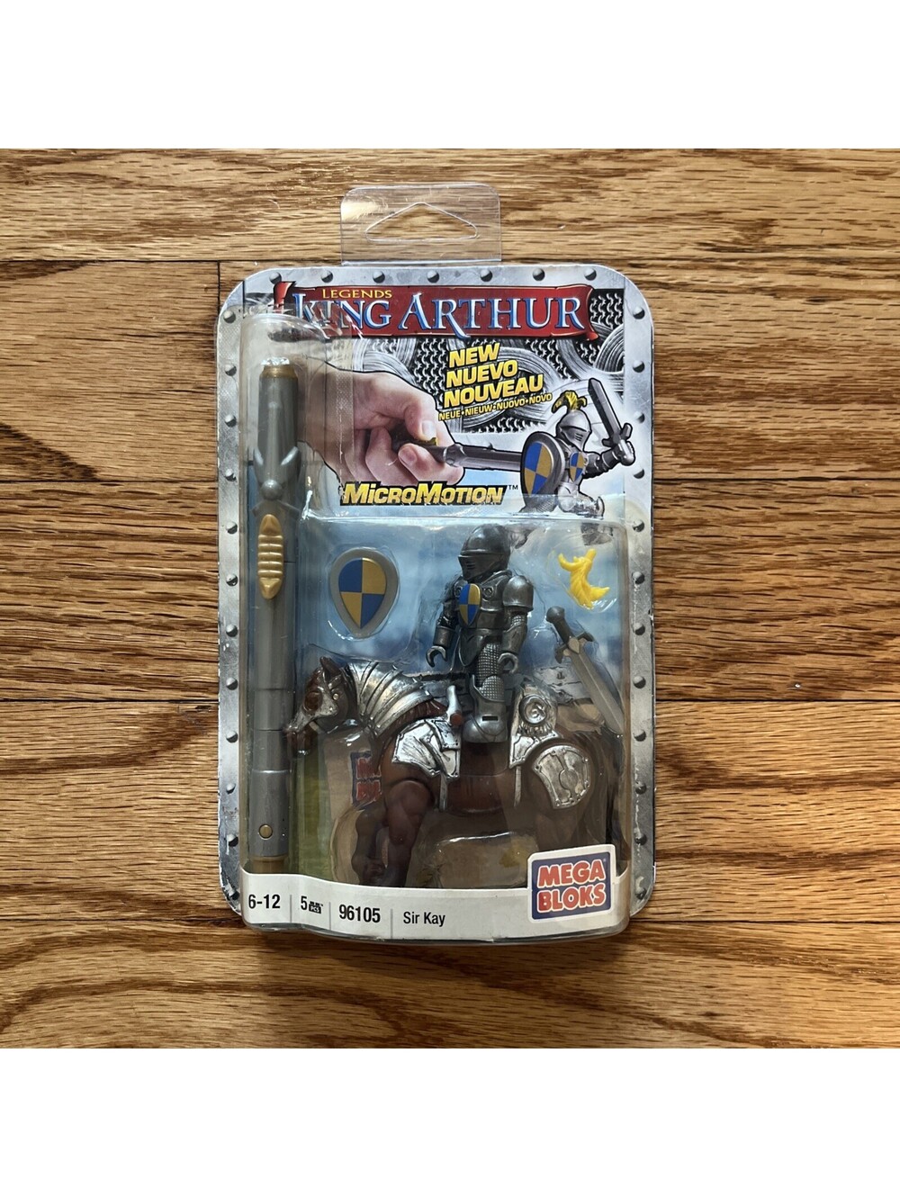 Mega Bloks Sir Kay 96105 New Never Used Rare King Arthur Knight Micro Motion
